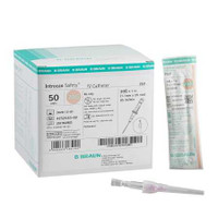 Peripheral IV Catheter Introcan Safety 20 Gauge 1 Inch Sliding Safety Needle 4252543-02 Case/200 423B B. Braun 629114_CS