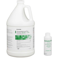 Glutaraldehyde High-Level Disinfectant REGIMEN Activation Required Liquid 1 gal. Jug Max 28 Day Reuse 344 Each/1 6431 MCK BRAND 862479_EA