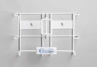 Glove Box Holder Countertips Horizontal or Vertical Mounted 2-Box Capacity White 7-1/2 X 11-3/4 Inch Coated Wire 4064 Each/1 2738 Dukal 563492_EA
