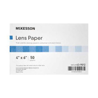 Lens Cleaner for Optical Instruments McKesson Soft Thin 4 Inch x 6 Inch Paper Sheets Cleaning microscope eyepieces and Lenses 63-9012 Pack/12 11286 MCK BRAND 531459_PK