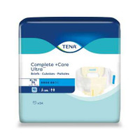 Unisex Adult Incontinence Brief TENA Complete Care Ultra X-Large Disposable Moderate Absorbency 69982 Bag/24 DDA25 Essity HMS North America Inc 1160265_BG