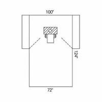 EENT Drape Thyroid Drape 100 W X 72 W X 124 L Inch Sterile 89258 Case/10 1-HP O&M Halyard Inc 334531_CS