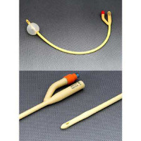 Foley Catheter AMSure2-Way Standard Tip 30 cc Balloon 14 Fr. Silicone Coated Latex AS42014 Box/10 26-94018-0000 Amsino International 682606_BX