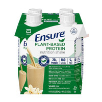 Oral Protein Supplement Ensure Plant Based Protein Nutrition Shake Vanilla Flavor Ready to Use 11 oz. Carton 67450 Pack/4 DVO95891164 ABBOTT NUTRITION 1157246_PK