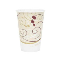 Drinking Cup Solo7 oz. SymphonyPrint Wax Coated Paper Disposable R7N-J8000 Sleeve/100 DYND40708F Solo Cup 972476_SL