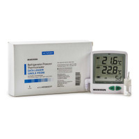 Datalogging Refrigerator / Freezer Thermometer with Alarm McKesson Fahrenheit / Celsius -58 to 158 F -50 to 70 C Flip-out Stand Battery Operated MCK80021P Each/1 14-170 MCK BRAND 1074443_EA