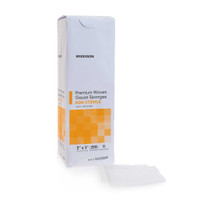 Gauze Sponge McKesson Woven Cotton 12-Ply 3 X 3 Inch Square NonSterile 12332000 Case/4000 16640 MCK BRAND 446040_CS