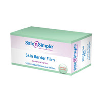 Skin Barrier Wipe Safe N Simple 43% / 20% Strength Isopropyl Alcohol / Butyl Ester of PVM/MA Copolymer Individual Packet NonSterile SNS81851 Case/36 43680 Safe N Simple 906263_CS