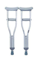 Underarm Crutches McKesson Aluminum Frame Child 175 lbs. Weight Capacity Push Button Adjustment 146-10427 Case/10 17400 MCK BRAND 1093022_CS