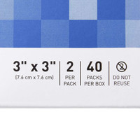 USP Type VII Gauze Sponge McKesson Cotton 12-Ply 3 X 3 Inch Square Sterile 16-42332 Case/1200 2408 MCK BRAND 447084_CS