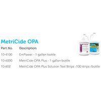 OPA High-Level Disinfectant MetriCide OPA Plus RTU Liquid 1 gal. Jug 30 Day Max for Manual Soaking 10-6000 Each/1 639957 Metrex Research 636937_EA