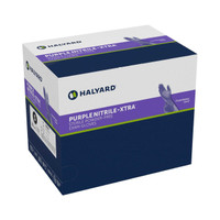 Exam Glove Purple Nitrile-Xtra Small Sterile Pair Nitrile Extended Cuff Length Textured Fingertips Purple Chemo Tested 14260 Case/200 8000 O&M Halyard Inc 1042397_CS