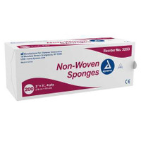 Nonwoven Sponge Nonwoven 4-Ply 3 X 3 Inch Square NonSterile 3253 Case/4000 LAB20810 Dynarex 864464_CS