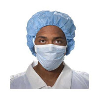 Surgical Mask Soft Touch II Pleated Tie Closure One Size Fits Most Blue NonSterile Not Rated Adult 47500 Each/1 HDC2500 O&M Halyard Inc 233585_EA