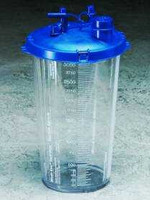 Suction Canister Medi-Vac Guardian 3000 mL Shut-Off Valve / Locking Lid 65651-230 Case/40 602PB-96 Cardinal 274612_CS