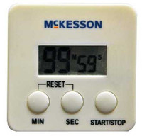 Electronic Alarm Timer Count Down McKesson 100 Minutes Digital Display 63-4452 Each/1 MM012340-24MM MCK BRAND 563626_EA