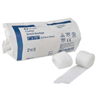 Conforming Bandage Curity Cotton / Polyester 1-Ply 1 X 75 Inch Roll Shape NonSterile 2239 Case/96 3537 Cardinal 188581_CS