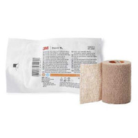 Cohesive Bandage 3M Coban LF 3 Inch X 5 Yard Standard Compression Self-adherent Closure Tan Sterile 2083S Case/24 2041 3M 388428_CS