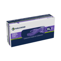 Exam Glove Purple Nitrile-Xtra X-Large NonSterile Nitrile Extended Cuff Length Textured Fingertips Purple Chemo Tested 50604 Box/50 5100TN O&M Halyard Inc 365068_BX
