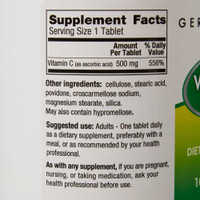 Vitamin C Supplement Geri-Care Ascorbic Acid 500 mg Strength Tablet 1000 per Bottle 841-10-GCP Case/12 H04082 MCK BRAND 633787_CS