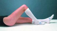 Anti-embolism Stocking T.E.D. Knee High 2X-Large / Long White Inspection Toe 7471LF Carton/12 61400 Cardinal 663390_CT
