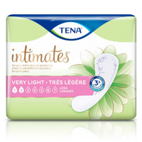 Bladder Control Pad TENA® Sensitive Care Extra Coverage Very Light 9 Inch Length Light Absorbency Dry-Fast Core™ One Size 54291 Bag of 50 VCP422H TENA® Sensitive Care Extra Coverage Very Light 1179008_BG