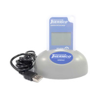Refrigerator / Freezer Vaccine Data Logger with Alarm Kit LogTag TRED30-16R Fahrenheit / Celsius -40 to 210 F -40 to 99 C External Bottle Probe Wall Mount Battery Operated LTTRED3016R Each/1 706055 Thermco Products Inc 1073561_EA
