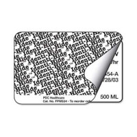 Pre-Printed Label Identi-Hide Chart Tab White Paper Hide Identi-Hide Black Protection Label 2 X 3 Inch PPMS34 Roll/1 50077-111 PDC HEALTHCARE 1048263_RL