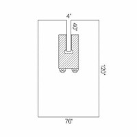 Surgical Drape U-Drape 76 W X 120 L Inch Sterile 89301 Case/17 83050000 O&M Halyard Inc 141193_CS