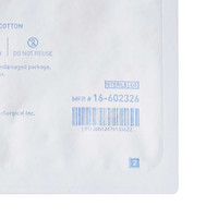 Nonwoven Sponge McKesson Cotton 4-Ply 4 X 4 Inch Square Sterile 16-602326 Case/96 155-81-82398 MCK BRAND 481055_CS