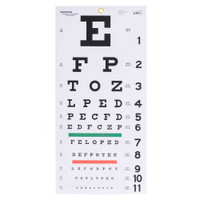 Eye Chart McKesson 20 Foot Measurement Acuity Test 63-3050 Each/1 HERZ8048WKR01 MCK BRAND 1038457_EA