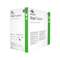 Surgical Glove Biogel Surgeons Size 8.5 Sterile Pair Latex Extended Cuff Length Micro-Textured Straw Not Chemo Approved 30485 Case/200 770-11AG Molnlycke 184864_CS