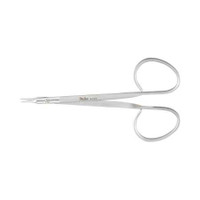 Stitch Scissors Miltex4-7/8 Inch Length OR Grade German Stainless Steel NonSterile Ribbon Style Finger Ring Handle Curved Blade Sharp Tip / Sharp Tip 9-117 Each/1 HXC-04Z Miltex 387344_EA