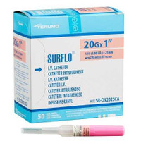 Peripheral IV Catheter Surflo 20 Gauge 1 Inch Without Safety SR-OX2025CA Case/200 77035 TERUMO MEDICAL 149163_CS
