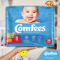 Unisex Baby Diaper Comfees Size 3 Disposable Moderate Absorbency CMF-3 Case/144 79-83015 ATTENDS HEALTHCARE PRODUCTS 993245_CS