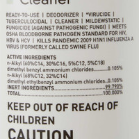 McKesson Pro-Tech Surface Disinfectant Cleaner Ammoniated J-Fill Dispensing Systems Liquid 32 oz. Bottle Floral Scent NonSterile 53-28564 Case/12 50722 MCK BRAND 484484_CS