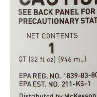 McKesson Pro-Tech Surface Disinfectant Cleaner Ammoniated J-Fill Dispensing Systems Liquid 32 oz. Bottle Floral Scent NonSterile 53-28564 Case/12 50722 MCK BRAND 484484_CS
