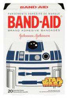 Adhesive Strip Band-Aid5/8 X 2-1/4 Inch / 3/4 X 3 Inch Plastic Rectangle / Spot Kid Design Star Wars Sterile 10381371162861 Case/24 61-0047R Johnson & Johnson Consumer 972596_CS