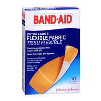 Adhesive Strip Band-AidFlexible Fabric 1-3/4 X 2 Inch Fabric Rectangle Tan Sterile 00381371183418 Case/240 MSC8644EP Johnson & Johnson Consumer 832446_CS