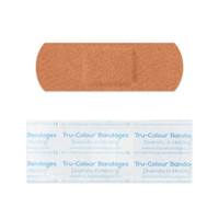 Adhesive Strip Tru-Colour1 X 3 Inch Fabric Rectangle Olive Sterile TCB-GB1500 Case/6000 48403ENR Tru-Colour Products LLC 1183082_CS