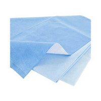 QUICK CHECK H100 Sterilization Wrap White / Blue 12 X 12 Inch Dual Layer SMS Polypropylene Steam / EO Gas / Hydrogen Peroxide 34154 Case/480 DX440050 O&M Halyard Inc 849697_CS