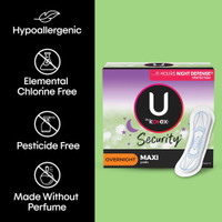 Feminine Pad U by KotexSecurity Maxi / Overnight Heavy Absorbency 01404 Case/8 115203 Kimberly Clark 971266_CS