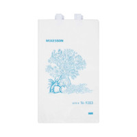 Bedside Bag McKesson 7 X 11.5 Inch White / Blue Floral Print Polyethylene 16-9203 Each/1 V21-42348E MCK BRAND 472251_EA