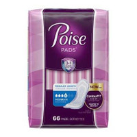 Bladder Control Pad Poise 10.47 Inch Length Moderate Absorbency Absorb-Loc Core One Size Fits Most Adult Female Disposable 47357 Case/132 OQ4B Kimberly Clark 1163801_CS