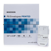 Pill Envelope McKesson White 2-1/4 X 3-1/2 Inch 63-4415 Pack/1 SL-SA669 MCK BRAND 624665_PK