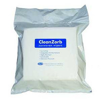 Cleanroom Wipe White NonSterile Polycellulose 9 X 9 Inch Disposable CR9-300 Case/3600 SB25039 Connecticut Clean Room 1136561_CS