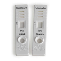 Rapid Test Kit QuickVueFertility Test hCG Pregnancy Test Urine Sample 25 Tests 20109 Case/300 44845 Quidel 450296_CS