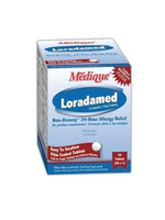 Allergy Relief, 24-Hour Non-Drowsy, Loradamed 10 mg Strength 50 Tablets per Box, Box of 1 2AWS-64 Loradamed 524409_BX