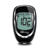 Blood Glucose Meter True Metrix 4 Second Results Stores Up To 500 Results with Date and Time No Coding Required RE4H01-40 Case/40 5171 Nipro Diagnostics 984036_CS