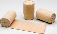 Elastic Bandage McKesson 2 Inch X 4-1/2 Yard Standard Compression Single Hook and Loop Closure Tan NonSterile 80862 Case/50 RX16WALL MCK BRAND 1067835_CS